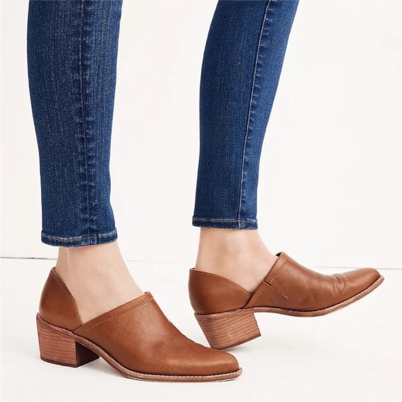 MADEWELL Brady Lowcut Bootie Brown Size 6.5 - Picture 5 of 13